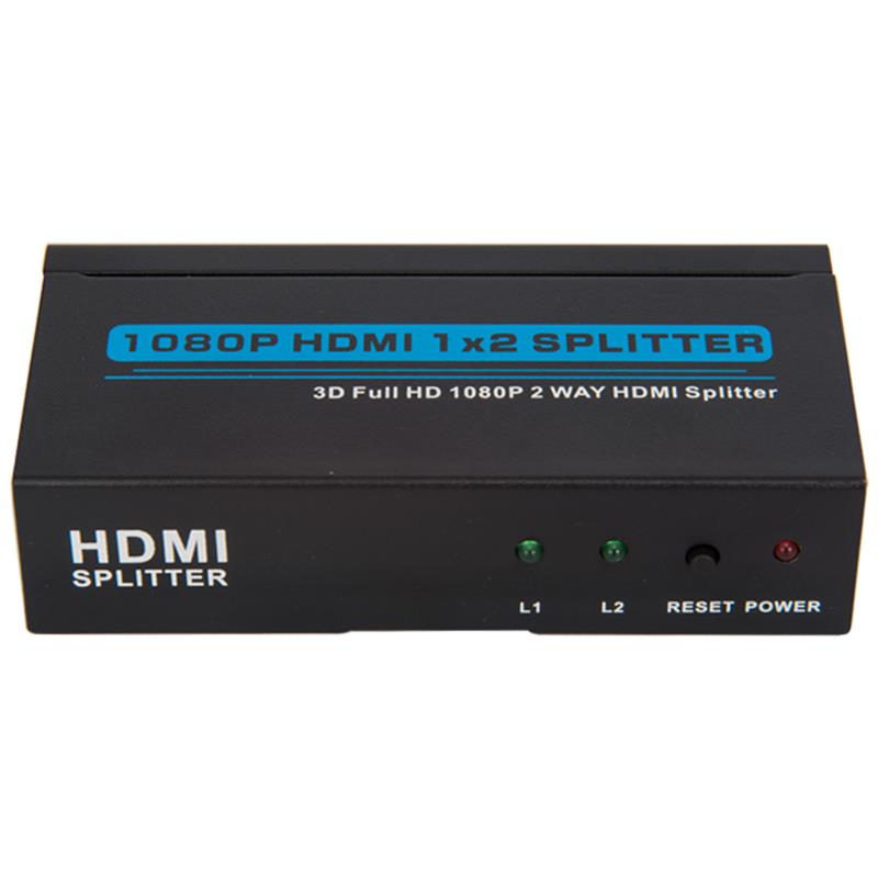 To porte HDMI 1x2 Splitter Support 3D Full HD 1080P