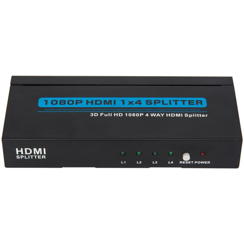 4 porte HDMI 1x4 Splitter Support 3D Full HD 1080P