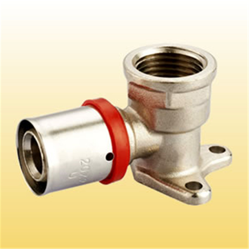 vægbelagte albue pressefittings