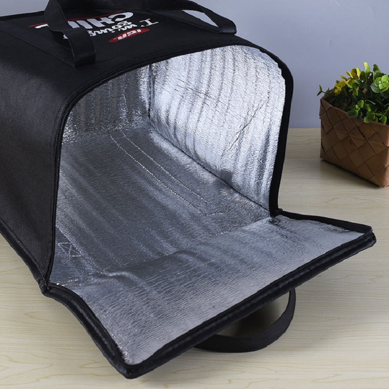 SGC23 Salgsfremmende køleposer Brugerdefineret logo Bærbar ikke-vævet stor isoleret mulepose Termisk frokost kølekasse