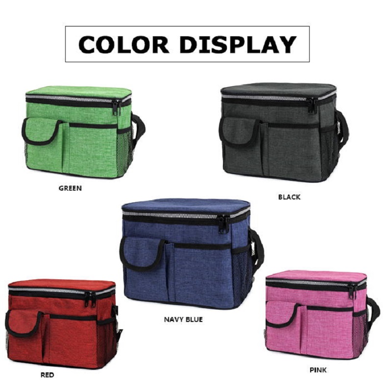 SGC27 Snow Oxford Rejse Picnic Bærbar Polyester Bag Cooler Termisk Isolering Skulder Shopping Bag Vin Flaske Cooler Bag Engros