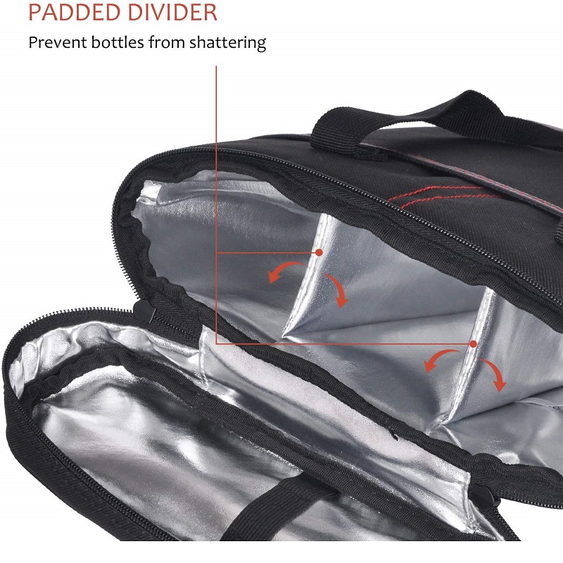 SGC33 Engros isoleret vin Rejsetaske 3 flaske Vin Stofpose Carry Case Gaveposer til vin