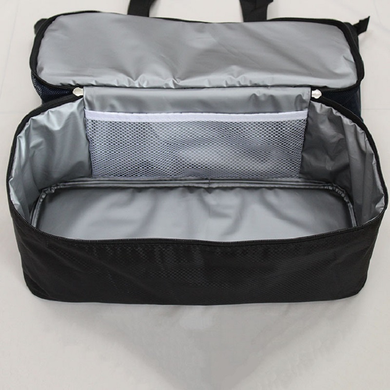 SGC35 Engros bulk sommerisoleret nylon mesh strand køler svømmetaske strand taske med køler