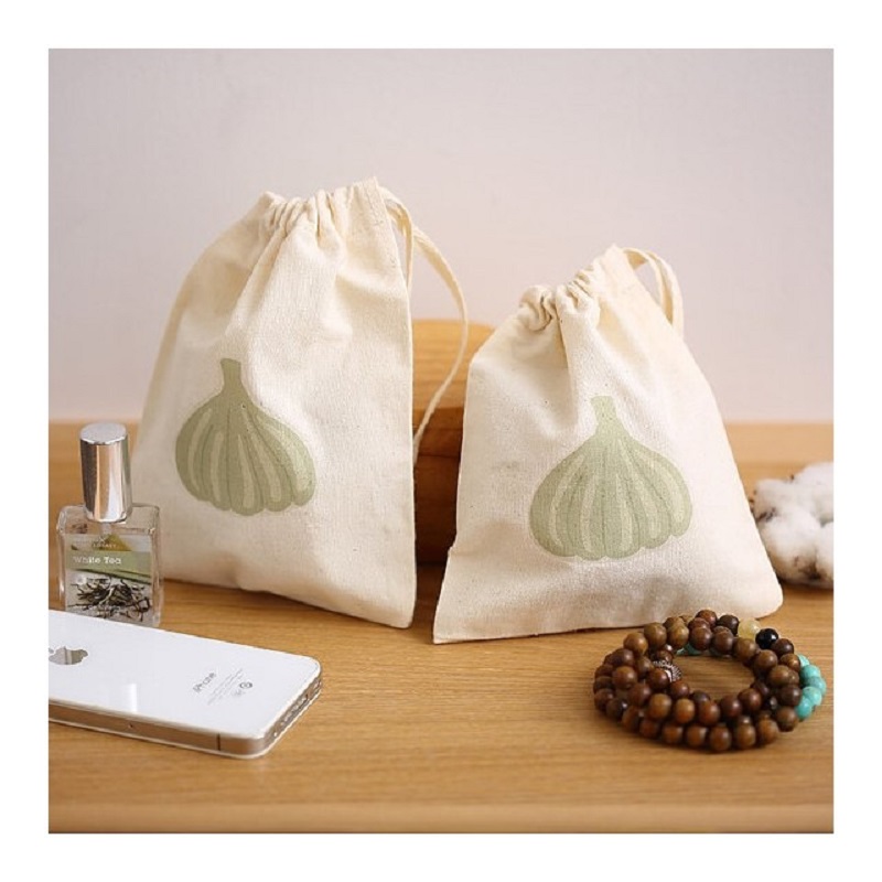 SGS41 Brugerdefineret logo Smykkerposer Bomuldstrengetaske Lille gavepose til bryllupsfest