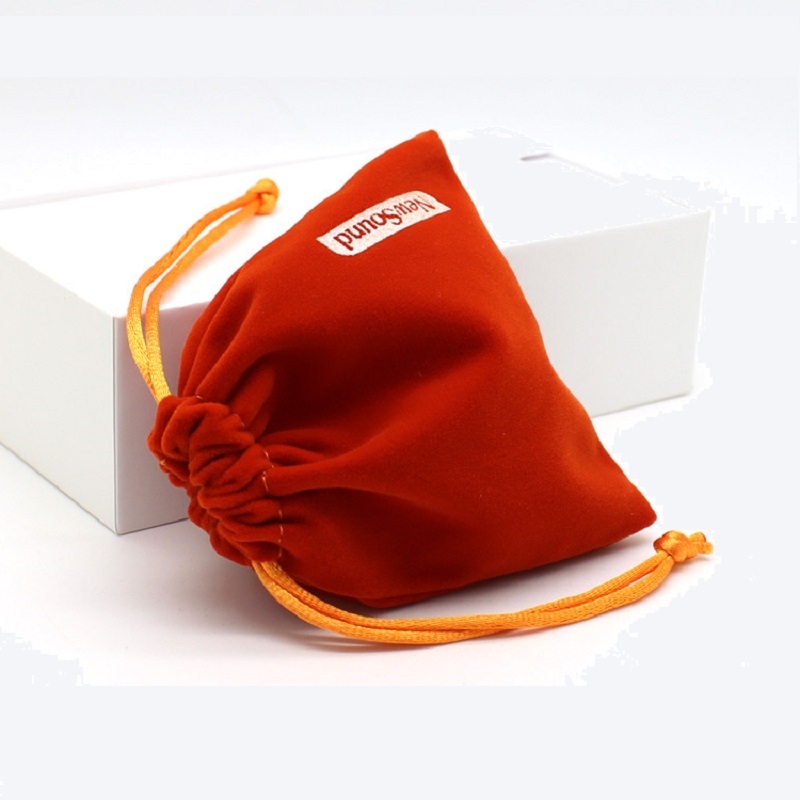 SGS44 Salgsfremmende lille øretelefon solbriller pen telefon ur luksus støv pose brugerdefinerede organza fløjl smykker løbebånd taske