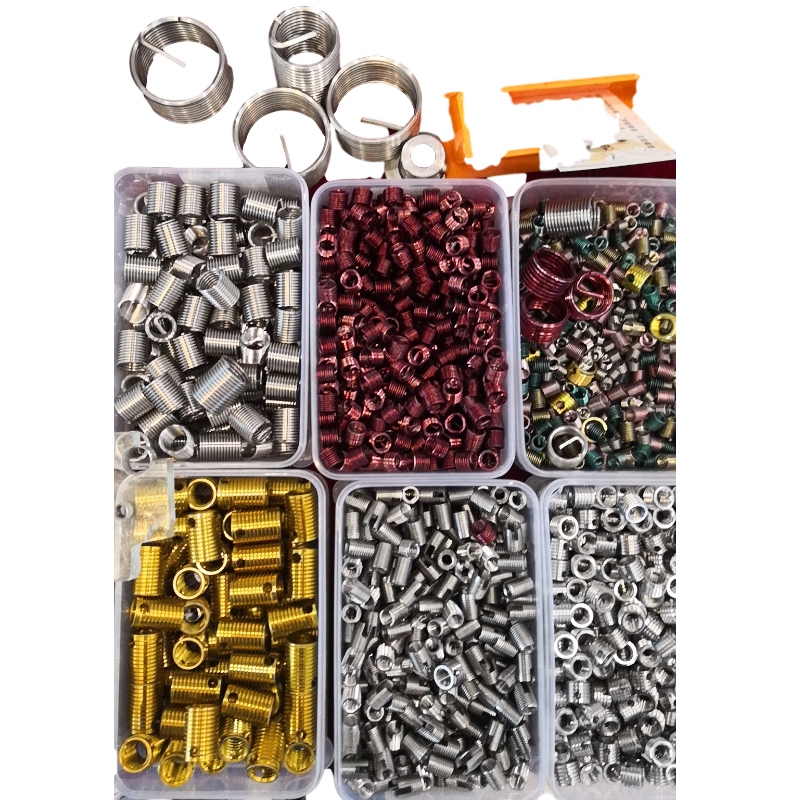 304 rustfrit stål reparations gevindindsatser til metaller M1.6-M30 med 500k lagre