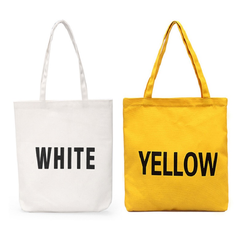 SG65 Engroshandel Personlig pose Rekunne Cotton Canvas Tote Shopping Bags Tilmatized Tote Cotton Bags for souvenirs