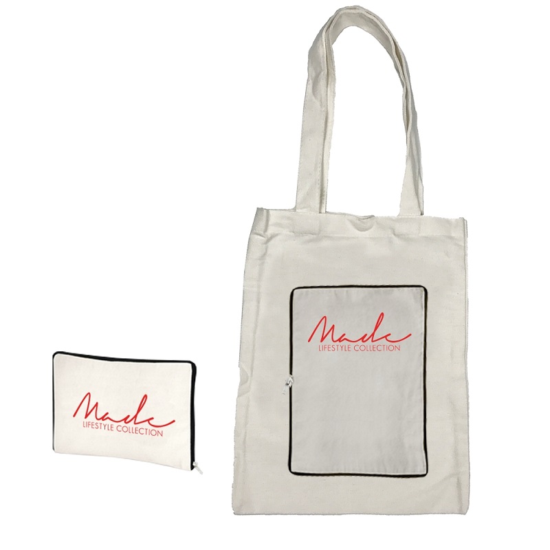 SG67 Big Travel Eco Shopping Requible Cotton Fruit Tote Foldbeable Bag for Mænd Kvinder