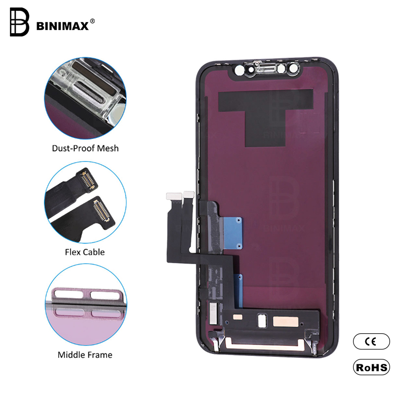 BINIMAX FHD Display LCD mobiltelefon LCD til ip XR