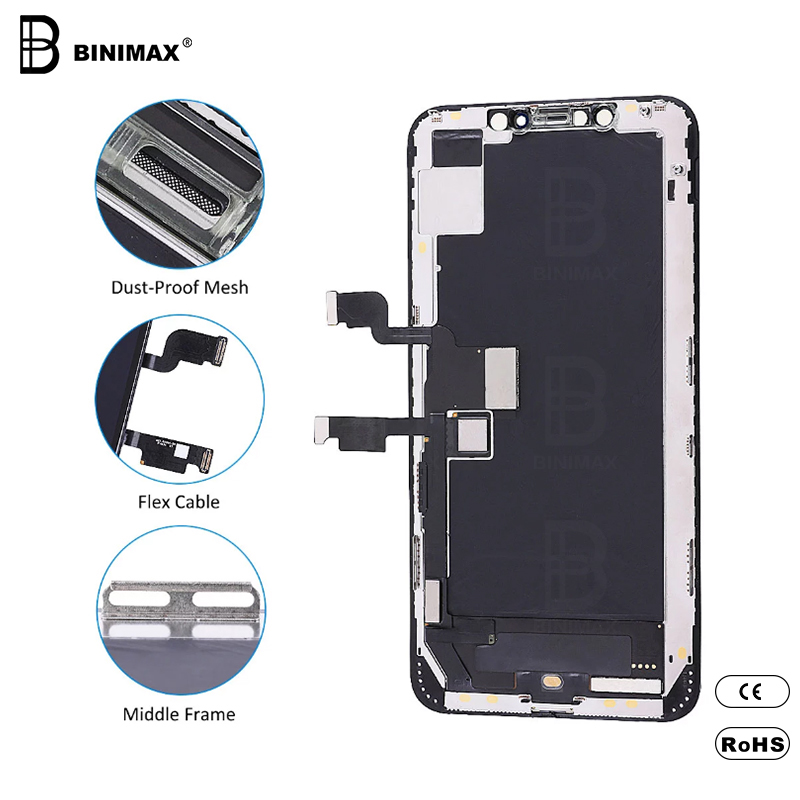 BINIMAX store inventar Mobiltelefon display LCD for ip XSMAS