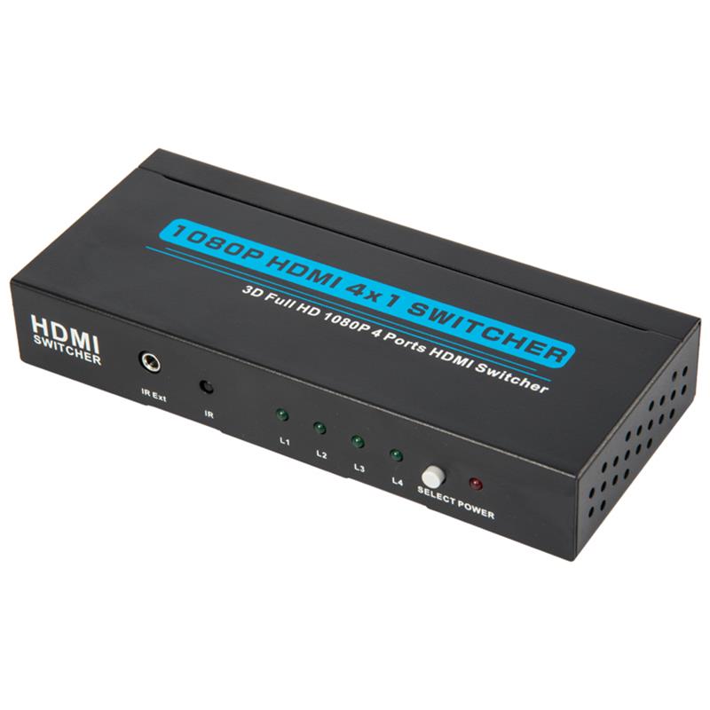 V1.3 HDMI 4x1 switcher support 3D Full HD 1080P