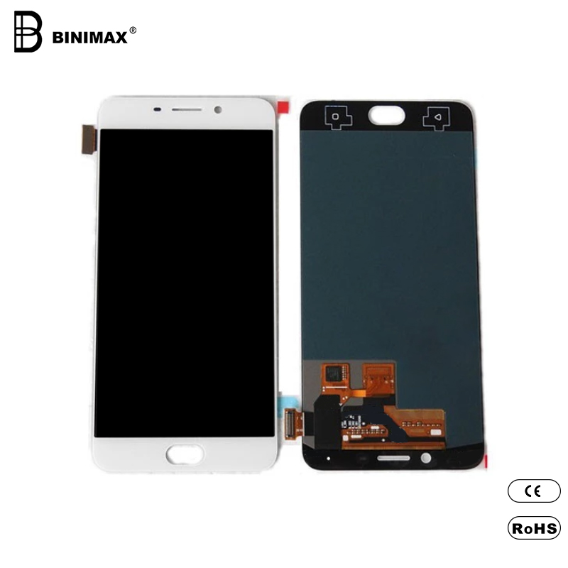 LCD-skærm på mobiltelefon Samling BINIMAX-skærm til oppo R9 mobiltelefon