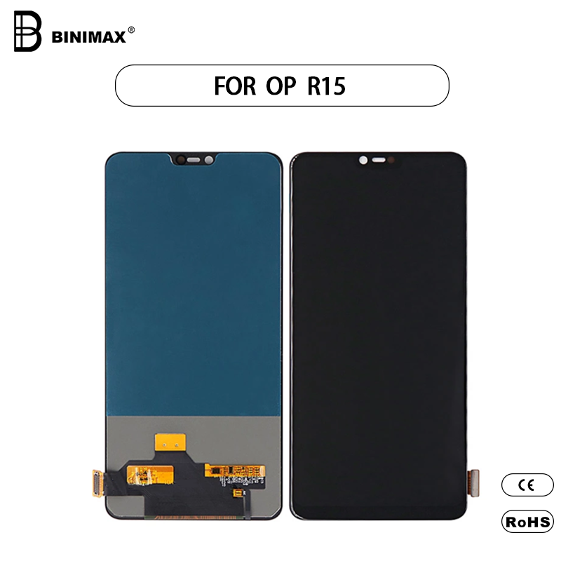 Mobiltelefon TFT LCD- skærm til enhed BINIMAX display til OPPO R15
