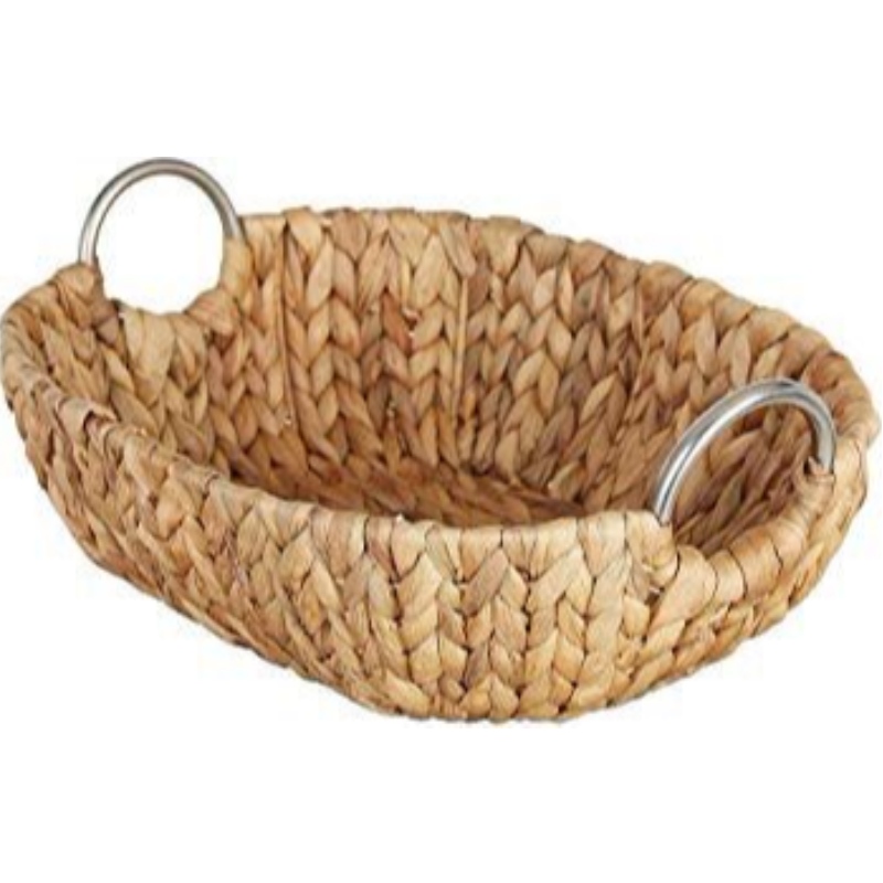 Oval Water Hyacinth Basket