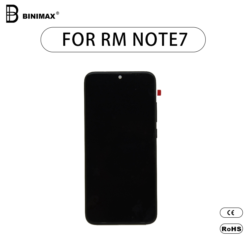 Mobil telefon LCD skærm BINIMAX reparationsmobiltelefon display for redmi note 7