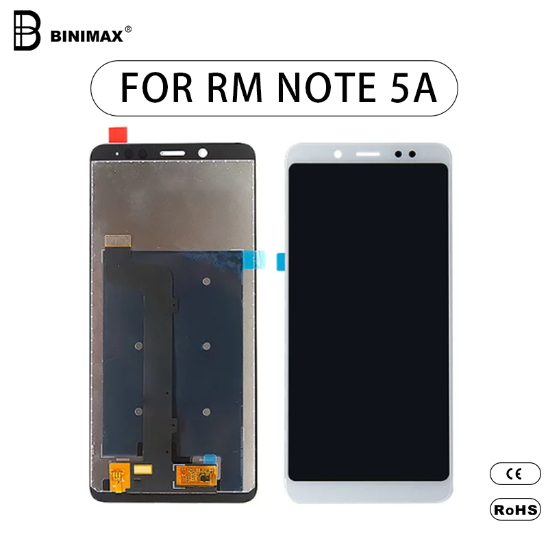 Mobiltelefon LCD skærm BINIMAX udskiftelig mobilskærm til REDMI 5A