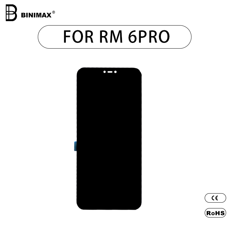 Mobiltelefon TFT LCD skærm BINIMAX udskiftelig mobilvisning til REDMI 6 pro