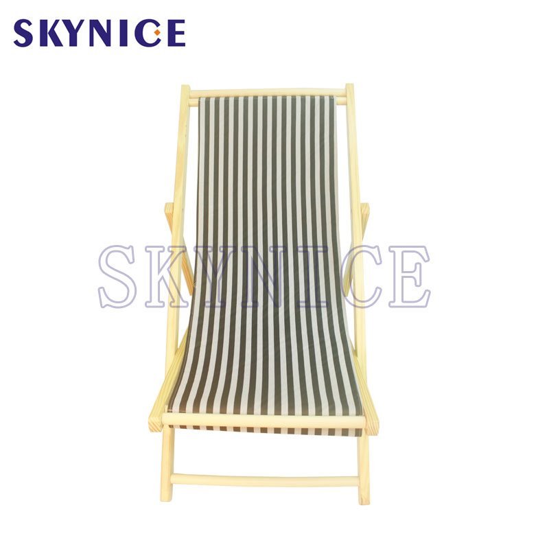 Træ lærred Kontor balkon loungestol