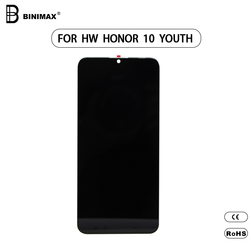 BINIMAX mobiltelefon TFT LCD-skærm Samlingsdisplay til HW-ære 10 ungdommer