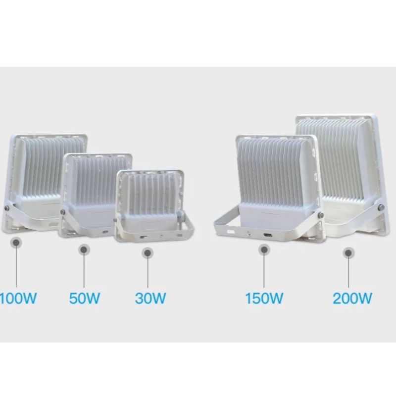 Høj transmission ip67 vandtæt udendørs 30 50 100 150 200 watt ført oversvømmelseslys