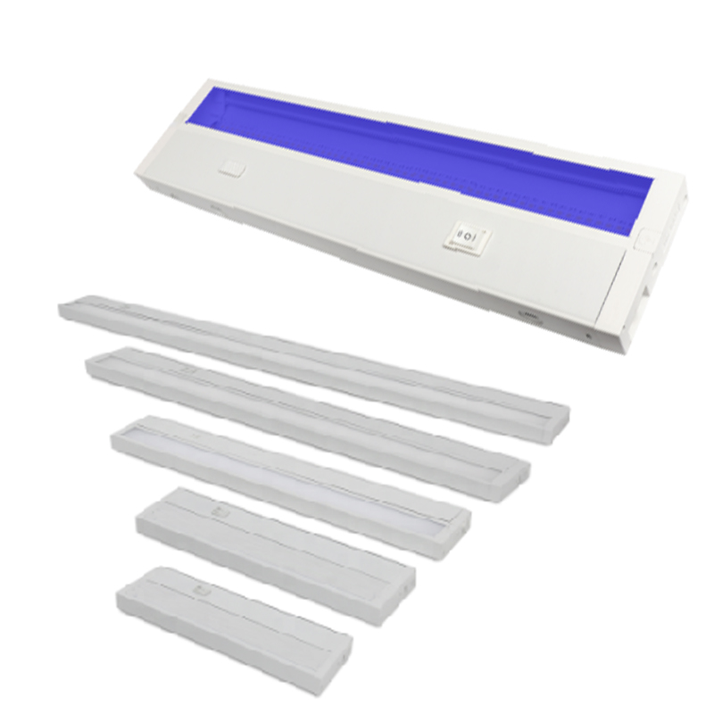 Anti New Coronavirus 405nm UVA Ultraviolet LED Under kabinetsterilisering Indendørs lys UV-desinfektionslampe Kæmpemiddel UV-lampe Blåt lys