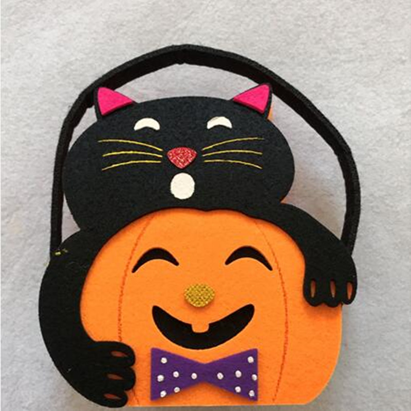 Ny stil filt påske græskar kurv