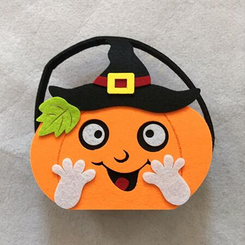 Ny stil filt påske græskar kurv