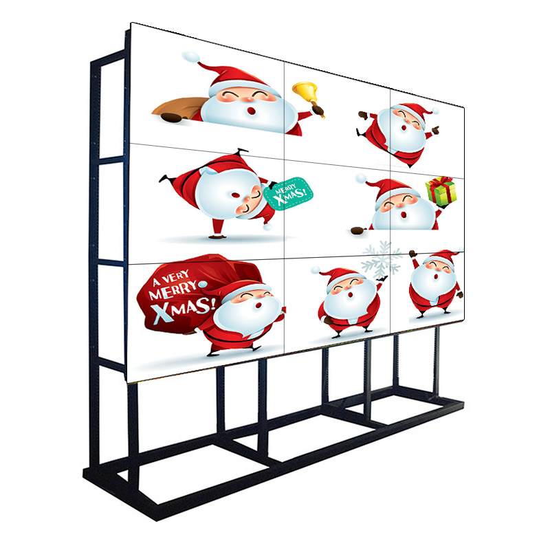 55 tommer 1,7 mm bezel 500 NIT Samsung LCD Video Walls Monitor skærm til Command Center, Shopping Mall og Chain Store