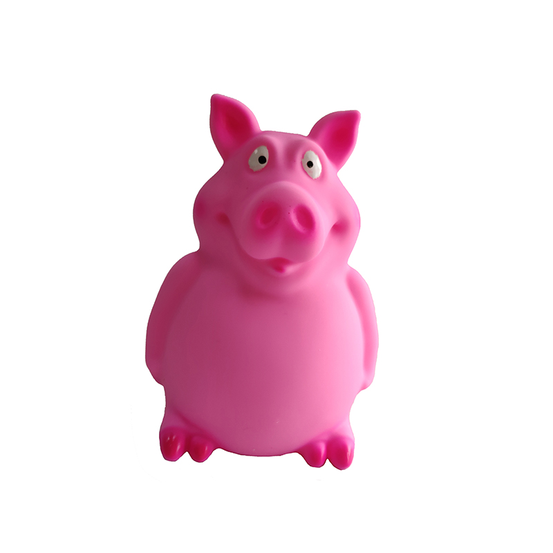 Nyt design silikone kæledyr legetøj pot maven hund med squeaker til tyggning