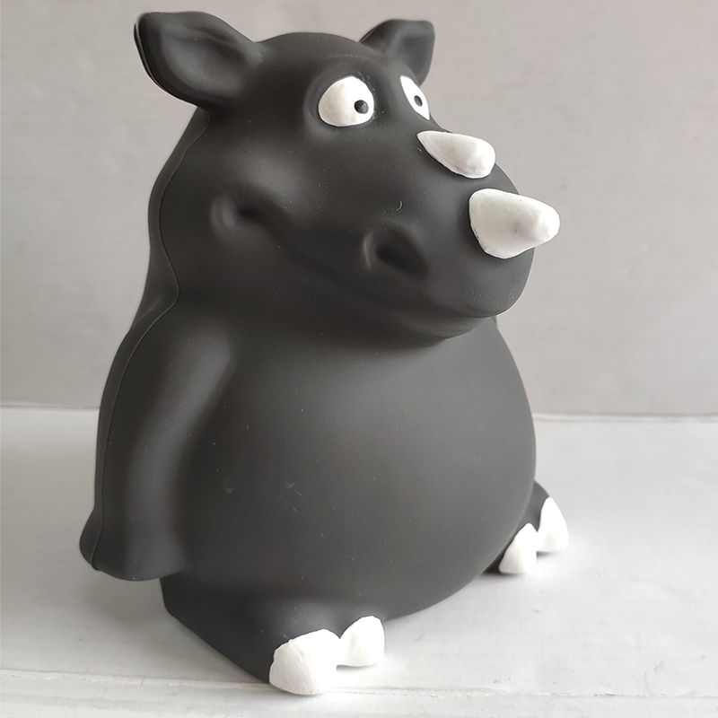 Silikon holdbart hund tygget legetøj kæledyr legetøj med squeaker