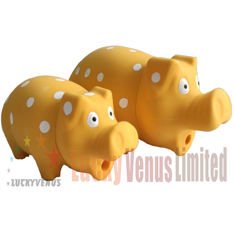 Legetøj til hunde, der tygger på et holdbart silikone, med en knirken til at interagere