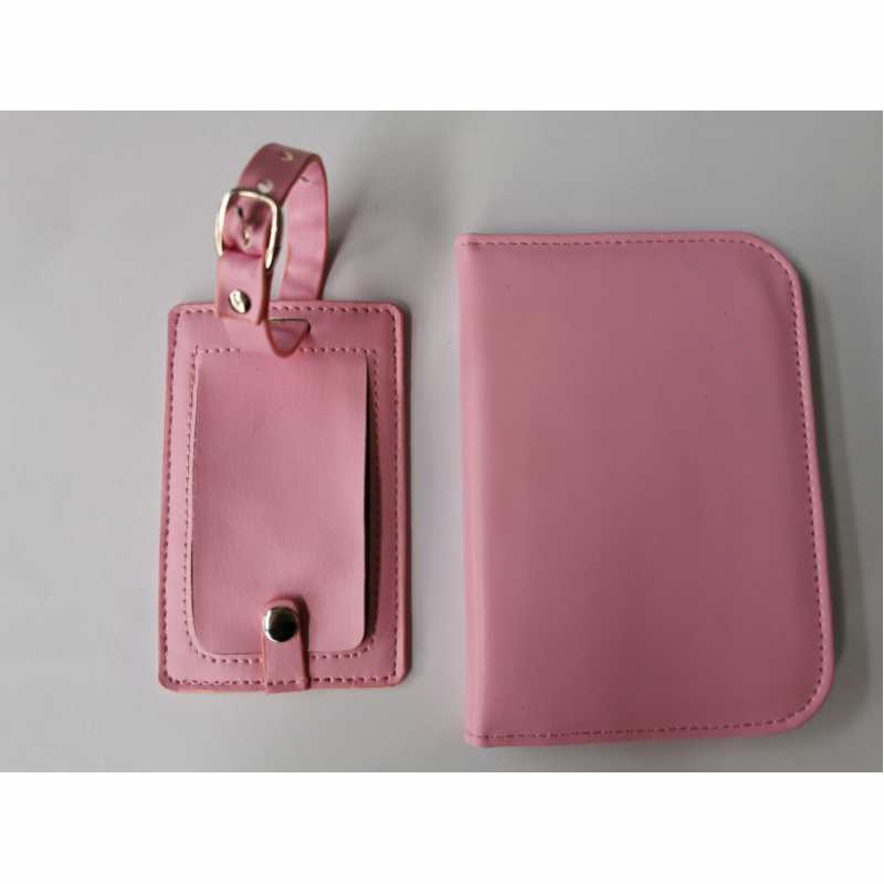 PU læderbagagemærke □ paskasse