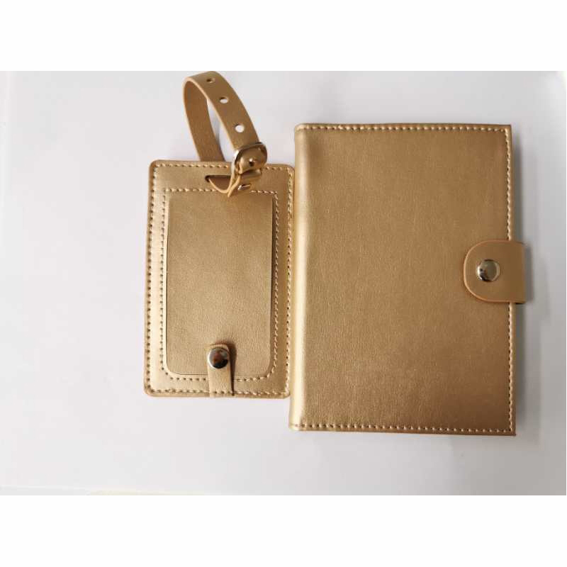 PU læderbagagemærke □ paskasse