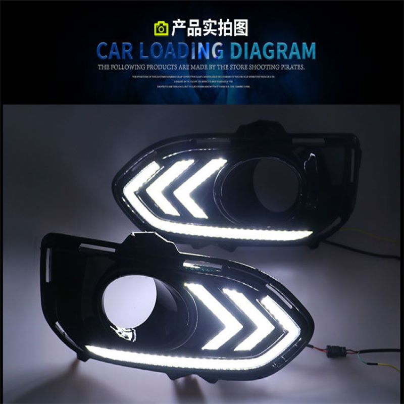 Dagslys for Honda Fit/Jazz 2018, tågelampe for Honda Fit/Jazz 2018 DRL