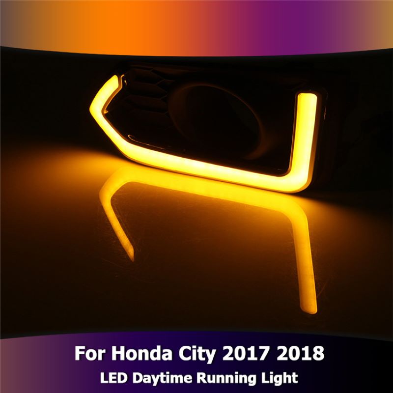 Dagslys for Honda City 2017§2018,Foglampe for Honda City 2017§2018 DRL