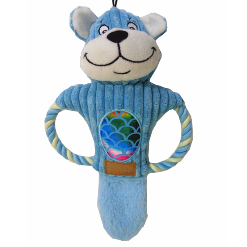 God kvalitet plush pibende hund tygge legetøj legetøj til sjov