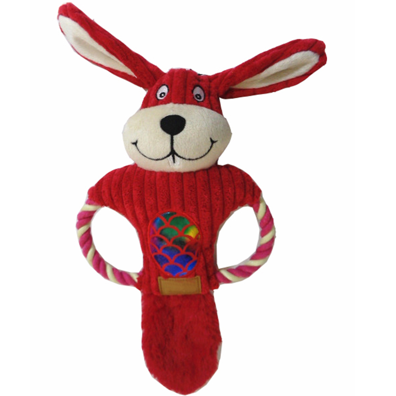 Høj kvalitet plysj hund legetøj squeaky kæledyr tygge legetøj til sjov