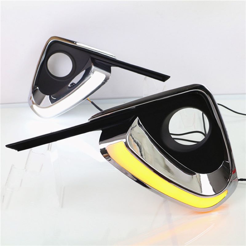 Daglygter for Toyota Fortuner 2015 ~ 2016, Foglamp for Toyota Fortuner DRL