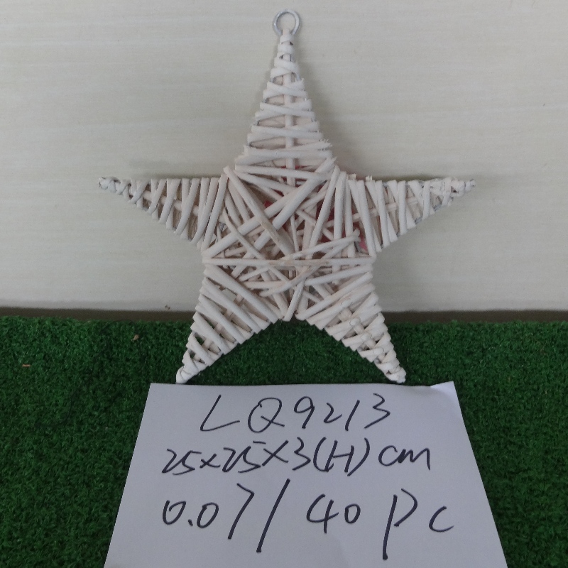 Håndlavet vævet stjerne dekoration