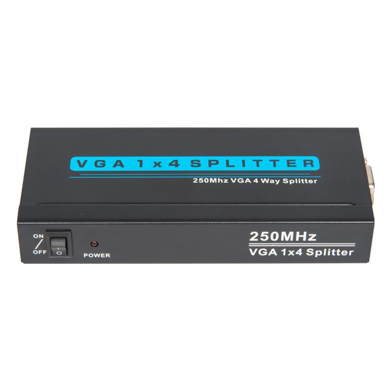 250MHz 8-vejs VGA 1x8 Splitter Support 1080P