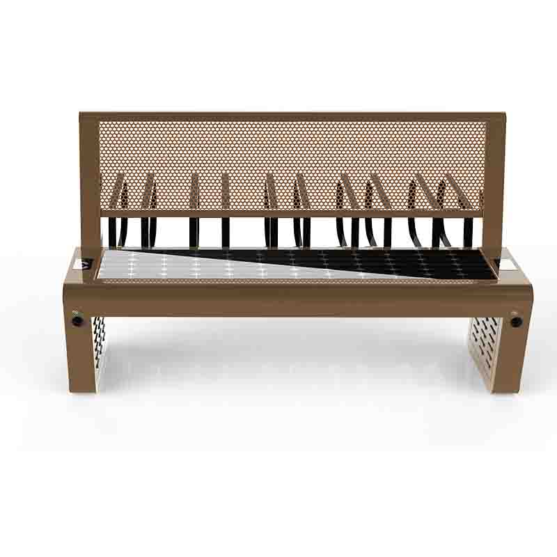 Trådløs opladning Fabrikspris Urban Sæder Solar Bench