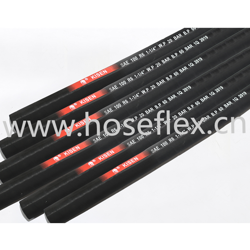 SAE 100 R6 \/ EN854 R6 Hydraulikslange Højtryksgummislange