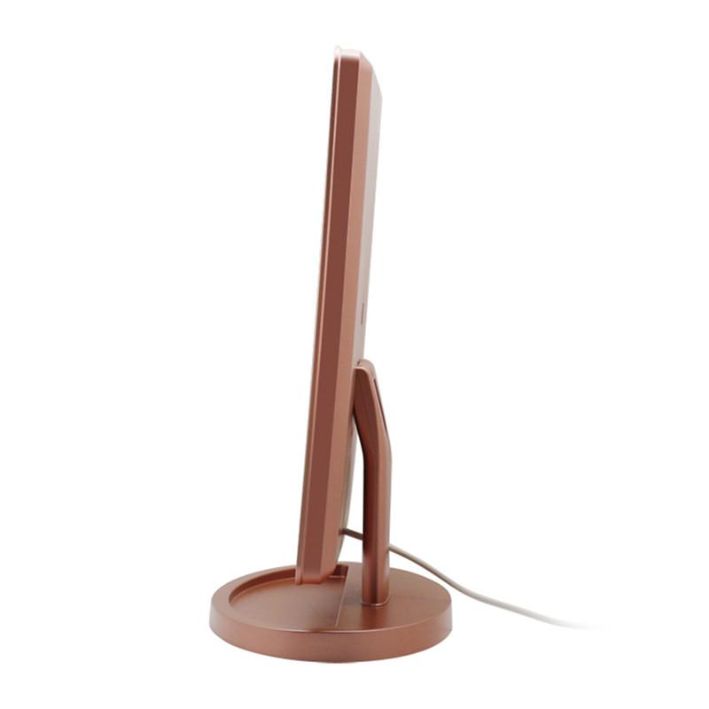 LED soveværelses makeup spejl med dæmpningslys 5X 7X forstørrelsespejl