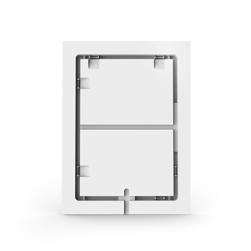 Hjemmeindretning spejlet spejl med spejle, vinduesdekorationsspejl med 5X forstørrelsesspejl
