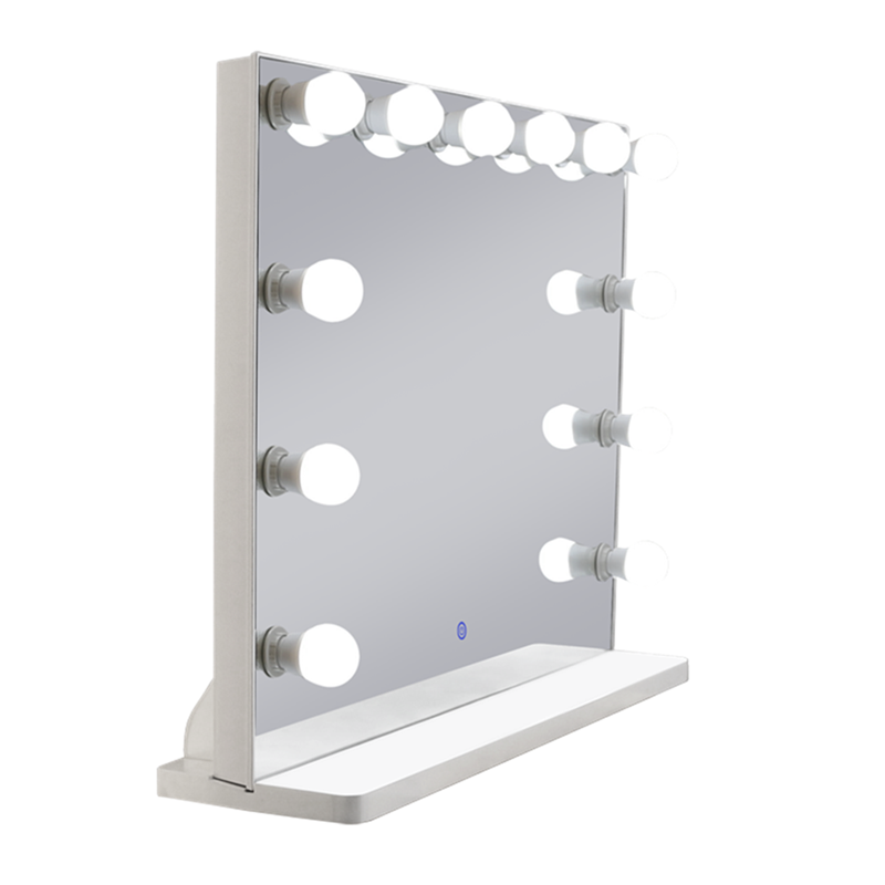 MDF Base Hollywood LED Vanity Spejl Light Kit med Light Bumbls