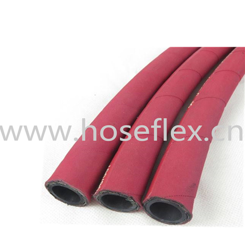 WIRE BRIDED STEAM HOSE Hot water slange Steam slange