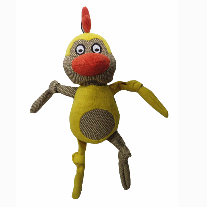 Udseende nuttet dyr plyshhund tygge legetøj legetøj med piber