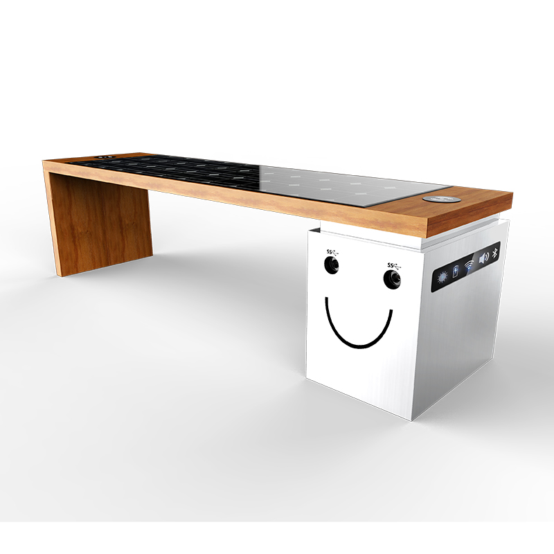 USB Charging Smart Wifi Professionel Manufacturer Udendørs Street Bench
