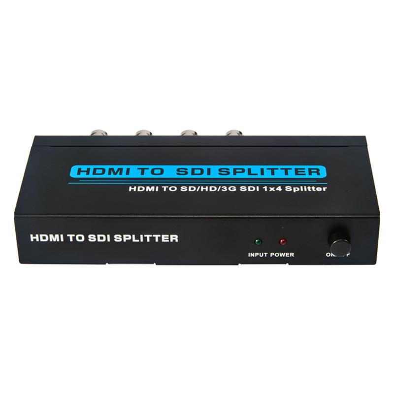 HDMI TIL SD / HD / 3G SDI 1x4 SPLITTER Support 1080P