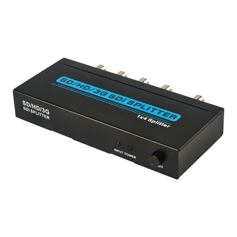 SD \/ HD \/ 3G SDI 1x4 SPLITTER Support 1080P
